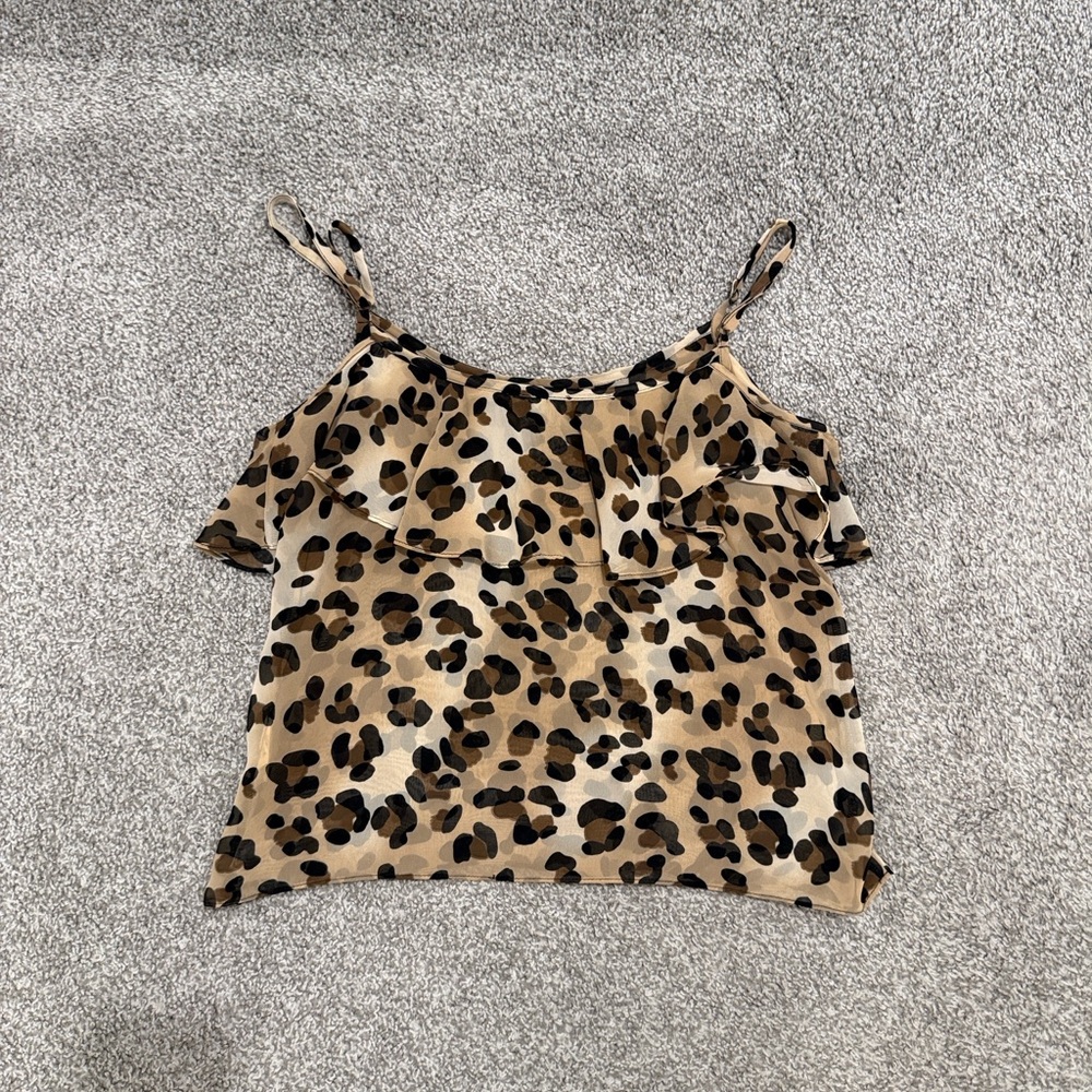 Show Me Your MuMu Leopard Top | Size Medium